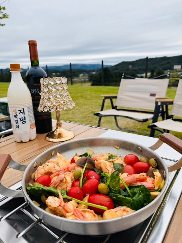 가을캠핑 양평 달마당캠핑장 코스트코 부채살스테이크