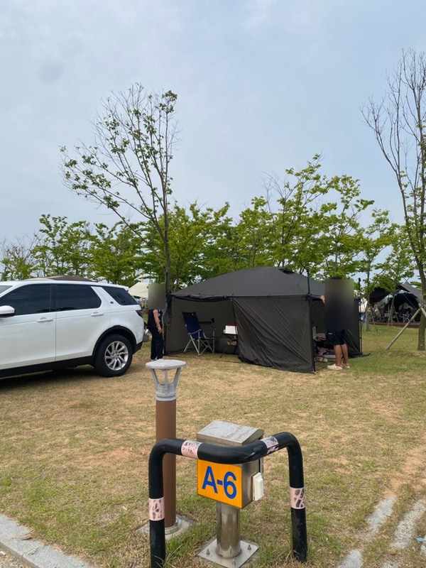[무안] 황토갯벌랜드 캠핑장 A6 사이트 추천 위치  , 숙박요금...