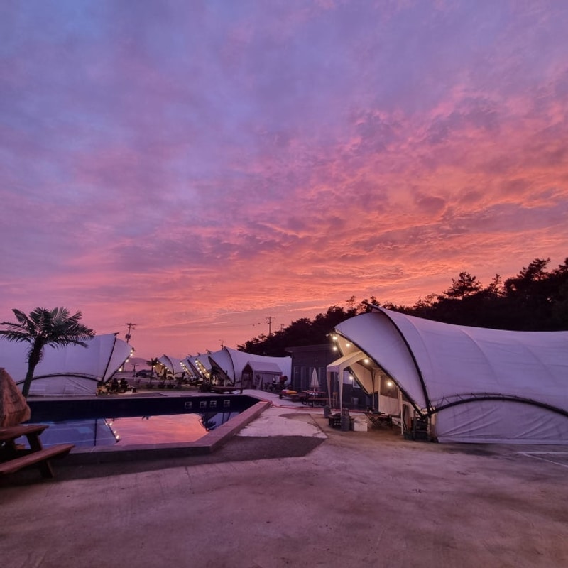 안산 대부도 글램핑 여행 <골드오션 글램핑 7동> 방문기