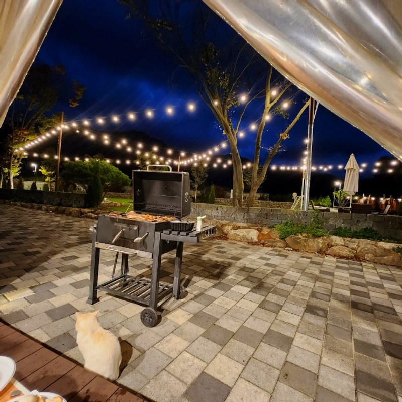 감성 가득 초겨울 글램핑 강원도 원주 라하 글램핑 펜션 방문기