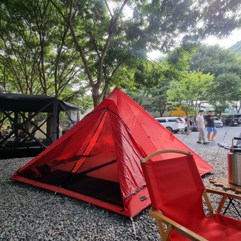 플랜캠퍼 2주년 구독자캠핑 | 강원도 영월 법흥계곡 캠핑오늘