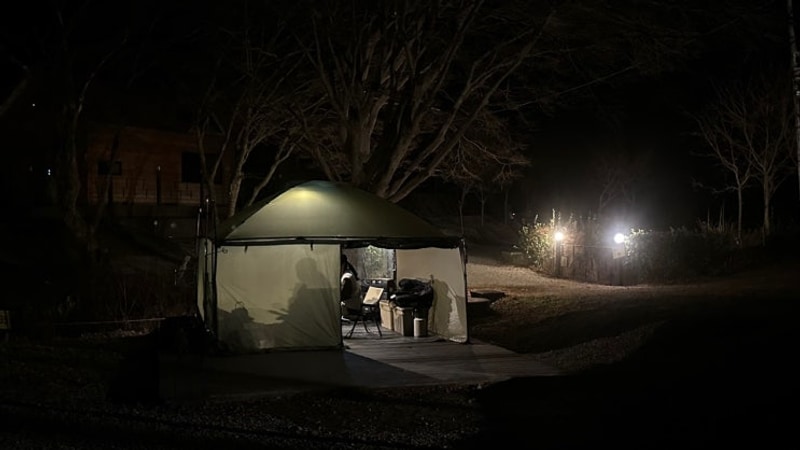 [동계캠핑]텐트 밖은 위험해 - 완주소양캠핑장