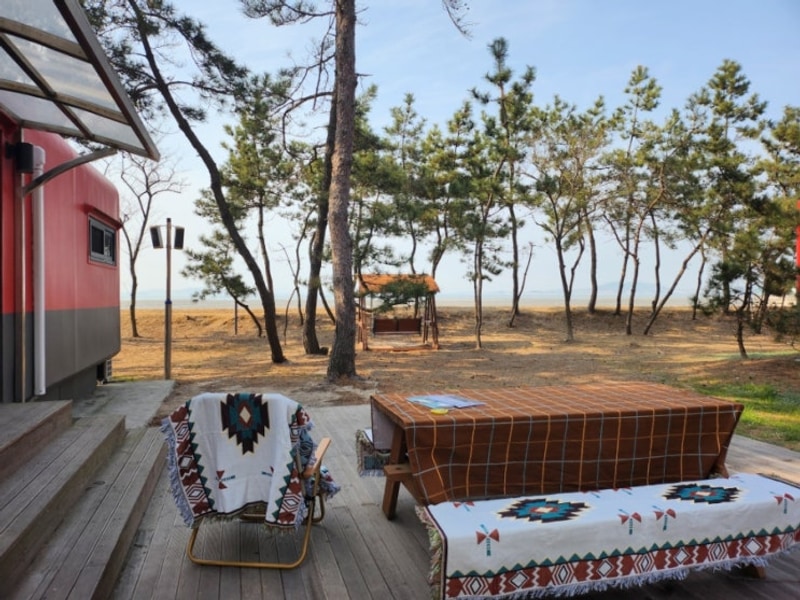 무안 낙지공원  노을길야영장