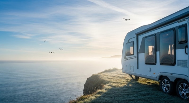 파도 소리 가득한 포항 블루밍카라반: 오션뷰 카라반 & 글램핑...