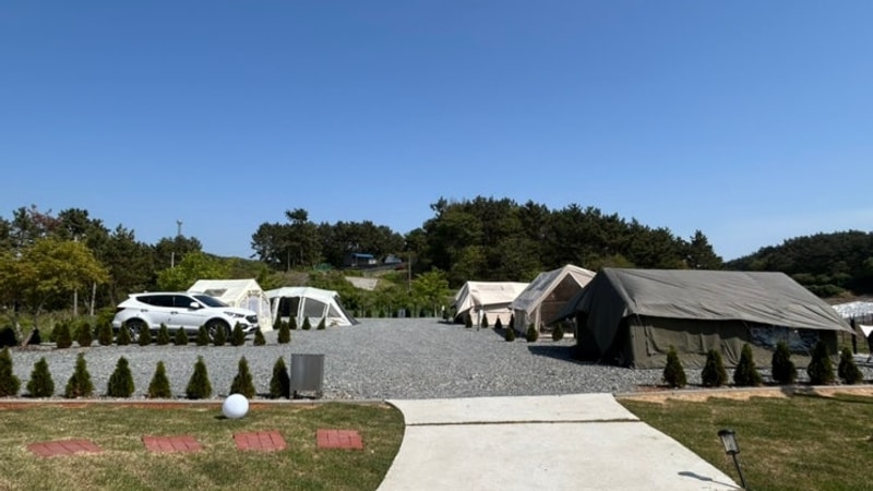 [태안 안면도 캠핑장] 바닷가 뷰 캠핑장, 언덕침소 캠핑장