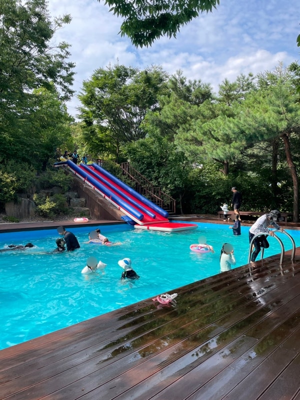 [홍성 캠핑장] 수영장이 있어 아이들과 가기 좋은 용봉산캠핑장