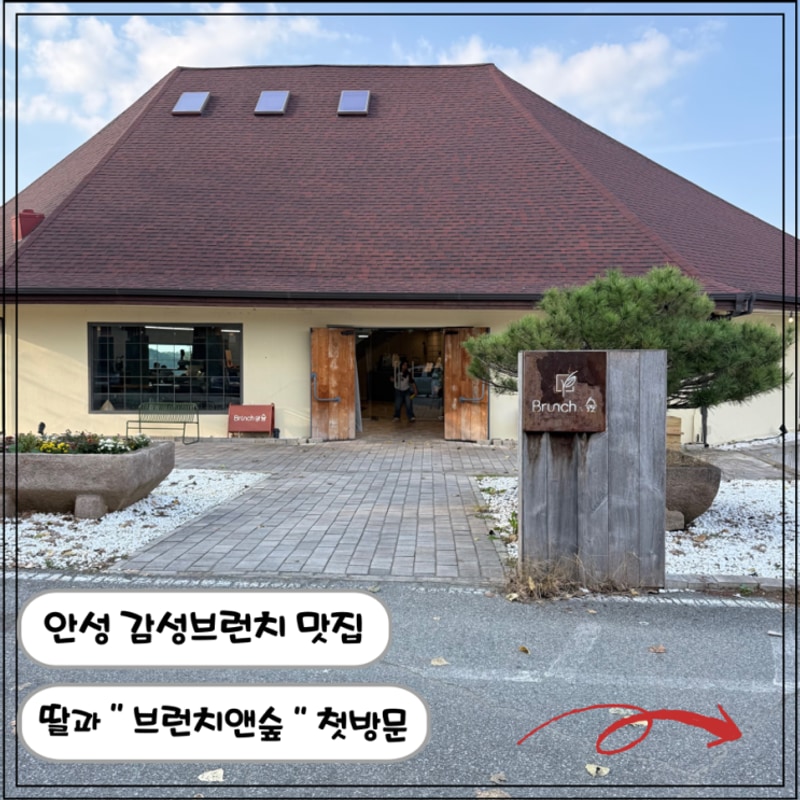 안성 숲 뷰 브런치 카페 방문기 너리굴문화마을 캠핑장 옆