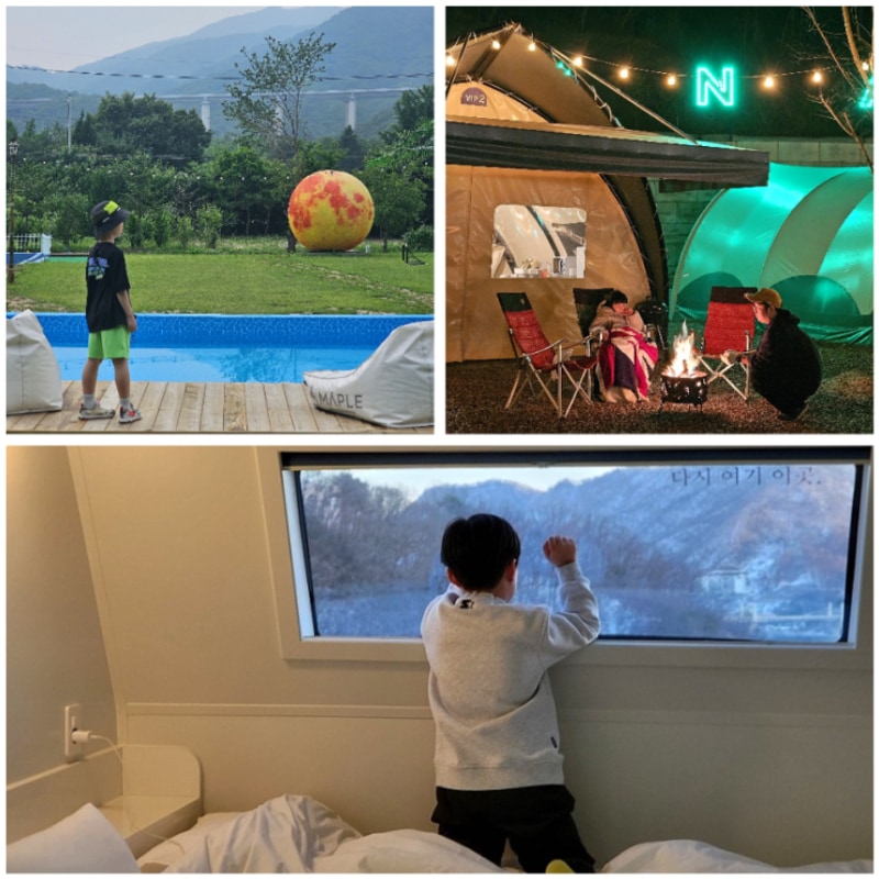 경기도 포천 메이플 글램핑 외 가평 파주 카라반 당일 캠프닉...