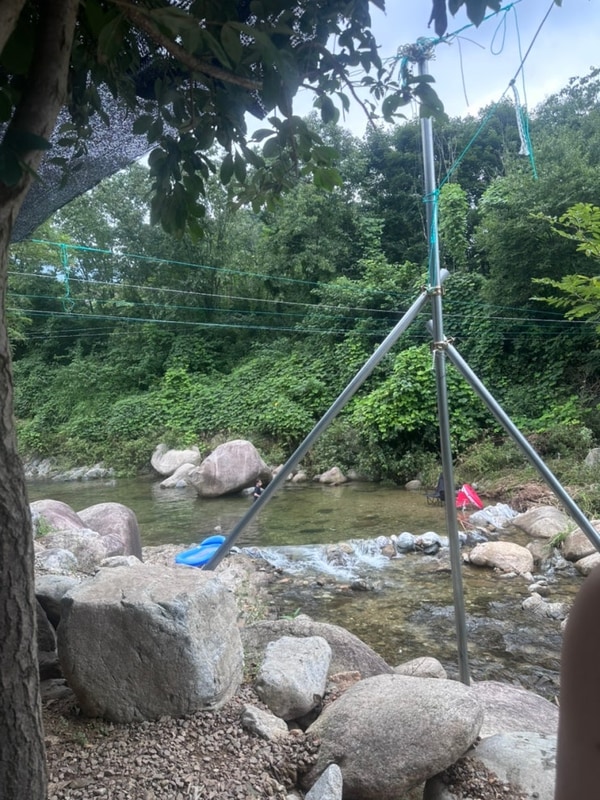 [25.8.3]고령 상비계곡, 평상대여 (상비오토캠핑)