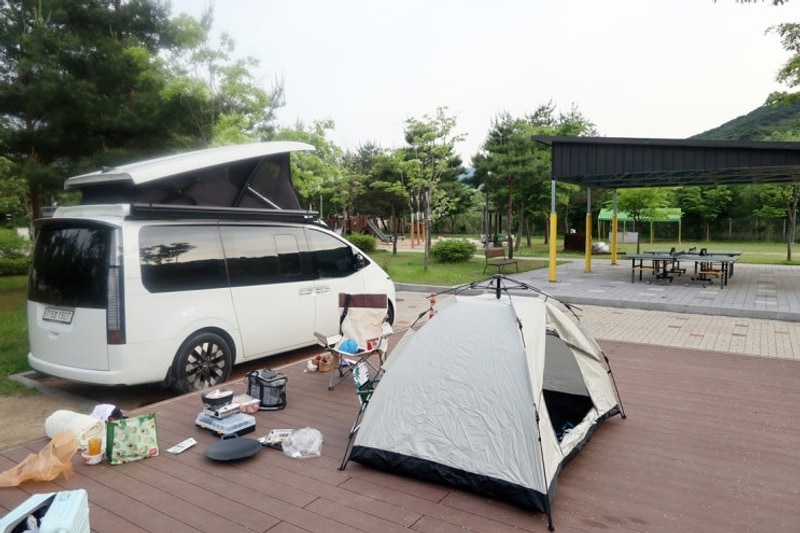 강원도 캠핑장 추천 - 아이랑 박사마을 어린이 글램핑장에서...