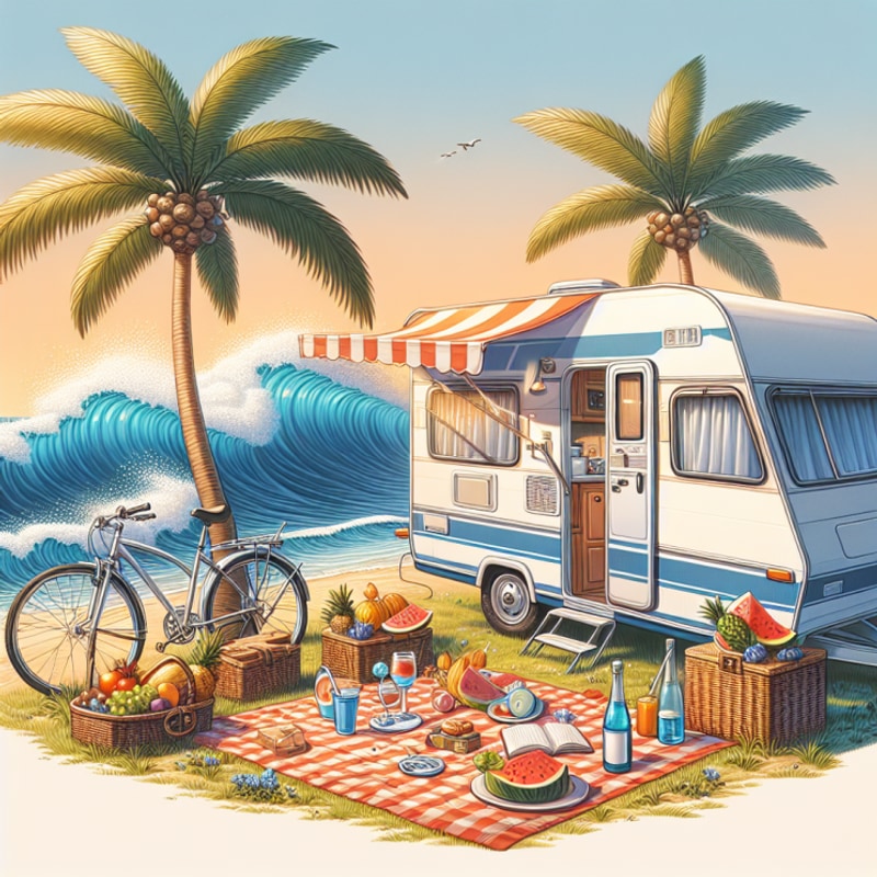 강릉 바다 내음 캠핑장 카라반에서 특별한 추억을 만들어보세요