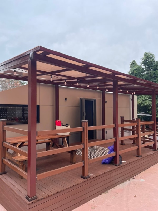 캠핑/ 월출산 국립공원 "천황야영장" 카라반(D4) 가을 캠핑 후기