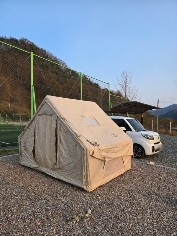 오토캠핑장 축구장때문에 재방문한 옥천 너와두리농촌캠핑장