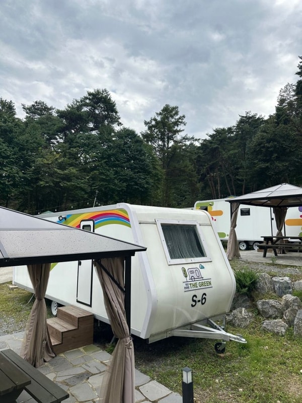 아이와 함께한 제천 숲캉스 힐링 가득한 제천카라반 더 그린...