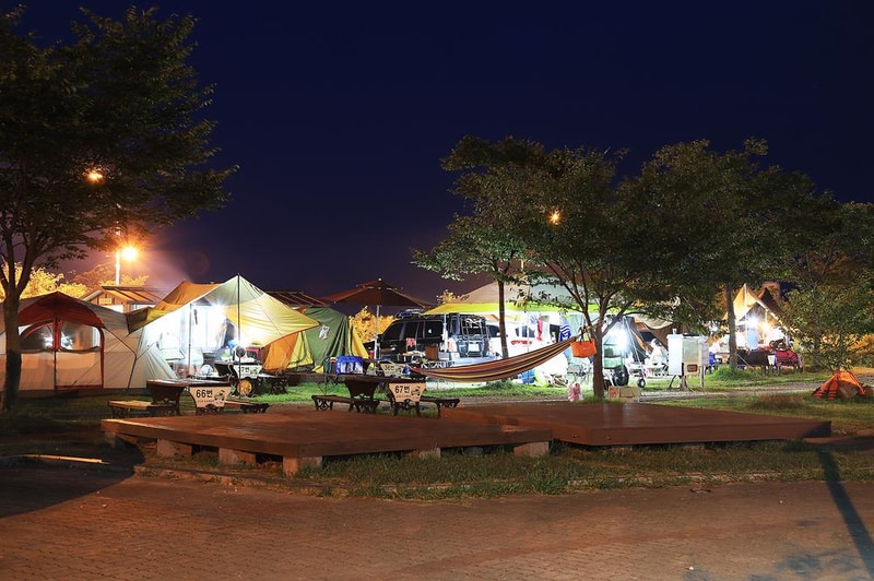 송지호 오토 캠핑장 시설 사진 1