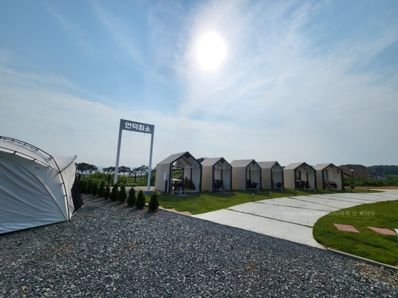 [태안] 언덕침소 캠핑장 - 시선 닿는 곳들 모두 힐링(A1 사이트...