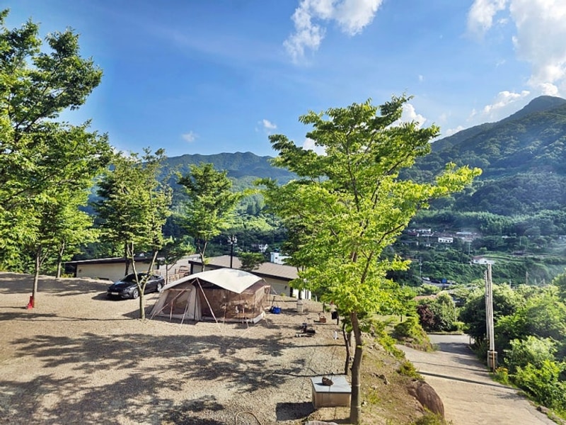 산청캠핑장 지리산콤마612에서 놀았어요
