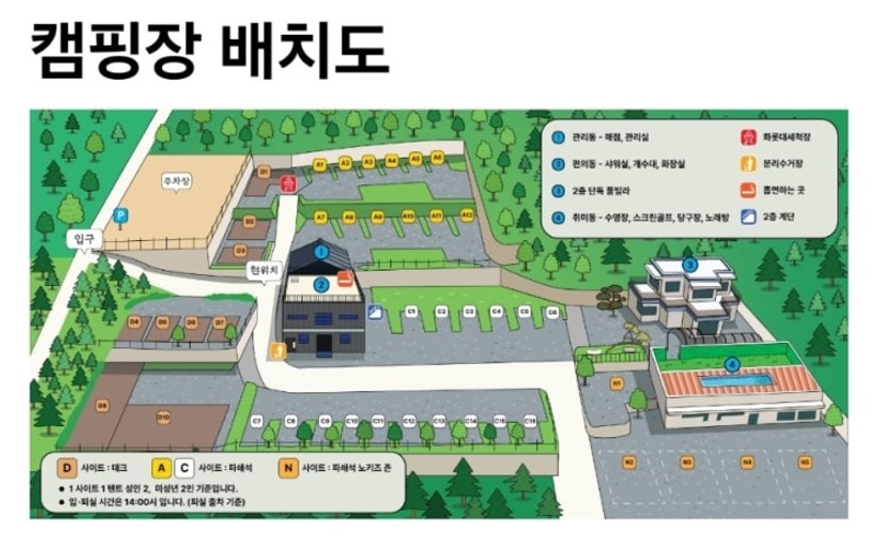 가족 캠핑 (양평 달마당캠핑장)