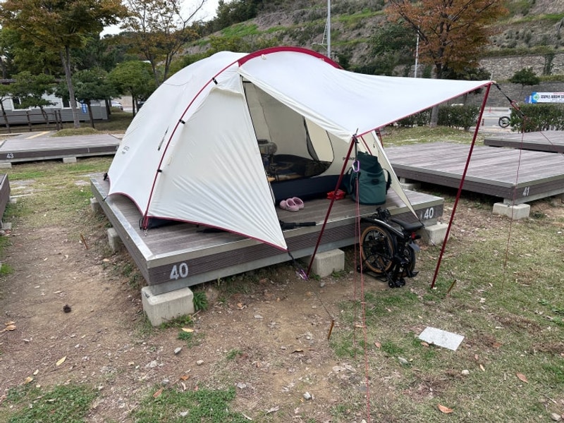 646번째 여수 웅천천수공원야영장 캠핑! 24.11.8~10