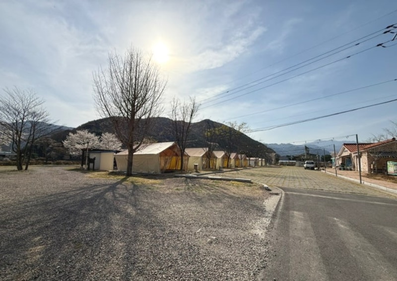 경상남도 타프존 캠핑장 산청 “지리산 자양보 오토 캠핑장”