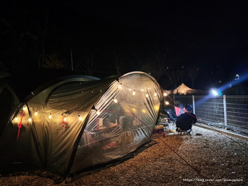 대형 놀이터가 있는 깔끔한 경주 산내 캠핑 일기