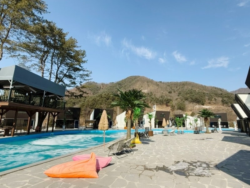 [가평 글램핑] 서울근교글램핑 가평 글램스테이 카라반 숙박 후기