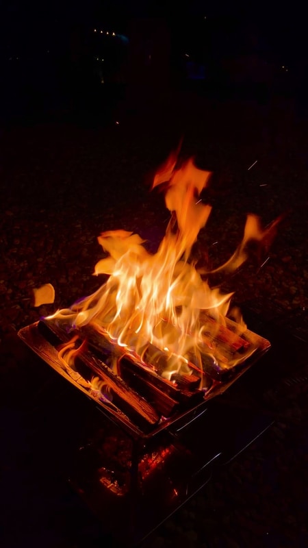 김포 한강 오토캠핑장 당일치기 캠핑 후기 – 불멍·숯불고기...