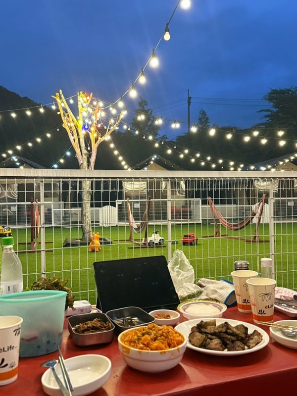 [포천] 야외 수영장 있는 가성비 포천 글램핑 ‘백운계곡캠핑장’