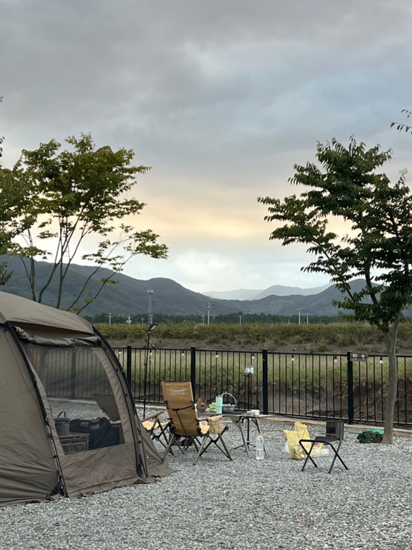 하동 해달별 캠핑장, 달구역 9번 사이트에서 2박 3일 후기