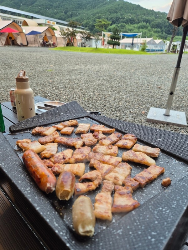 창녕글램핑 위더스글램핑 대구근교 캠프닉 바베큐 수영장