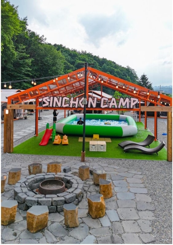 춘천글램핑장 춘천신촌캠프장에서의 여유로운 하루