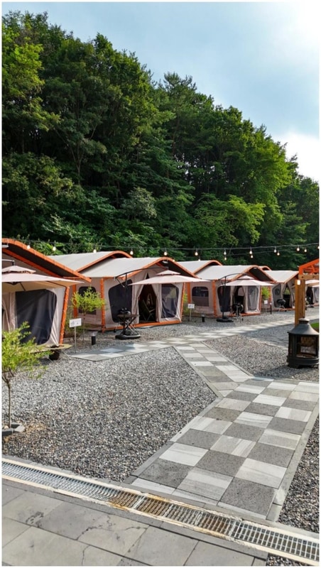 건물 외관부터 기분 좋아지는 춘천가족여행 춘천신촌캠프장