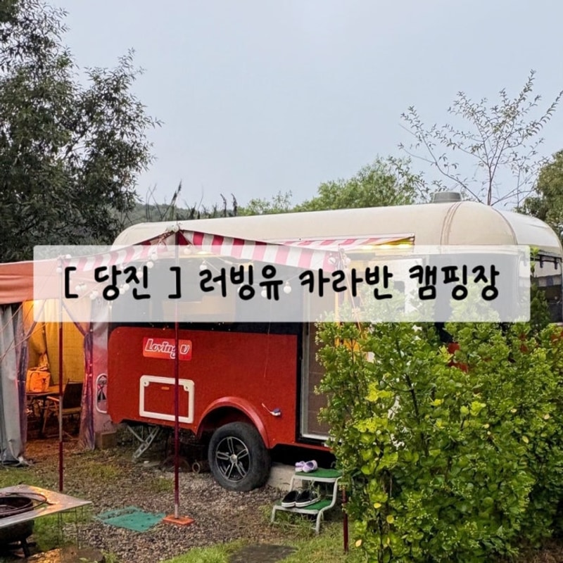32개월 아이와 함께하는 당진 캠핑 핫플 러빙유 카라반 캠핑장