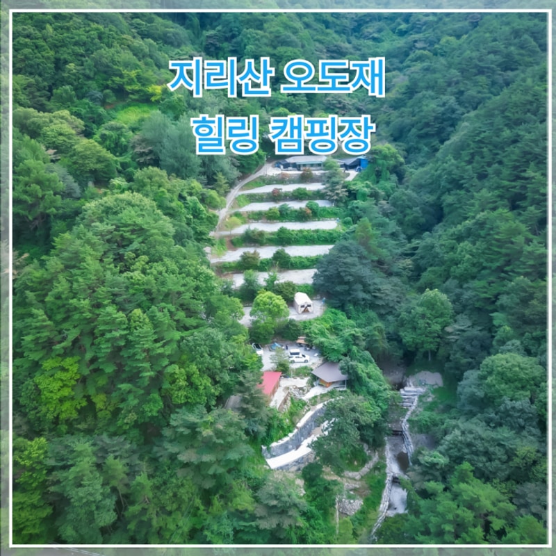 지리산 캠핑 추천 오도재힐링캠핑장 별빛 가득한 밤