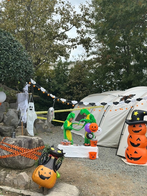 할로윈 캠핑 :) 경주 무릉관광농원 캠핑장 캠핑빌리지