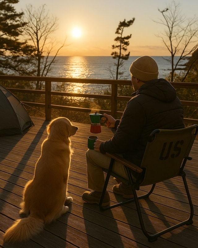 뷰 좋은 삼척 캠프 오슬로에서 쉬어가다