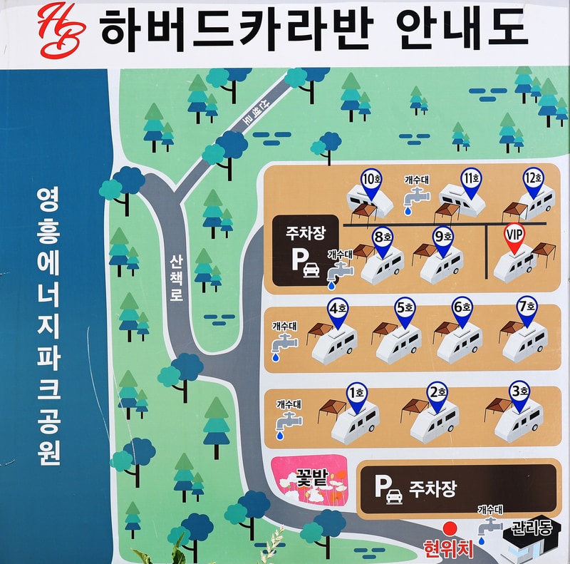 하버드카라반 배치도 1