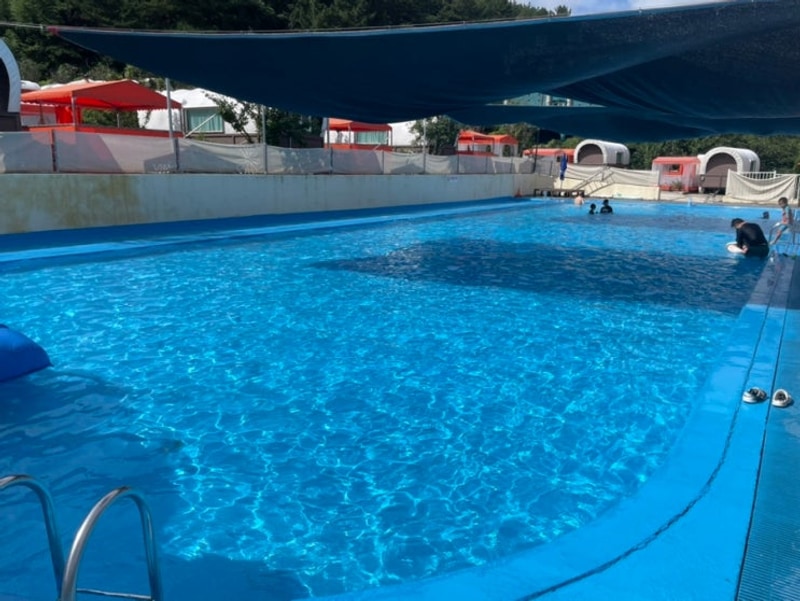 [고성] 옥수온천캠핑랜드/당일 수영