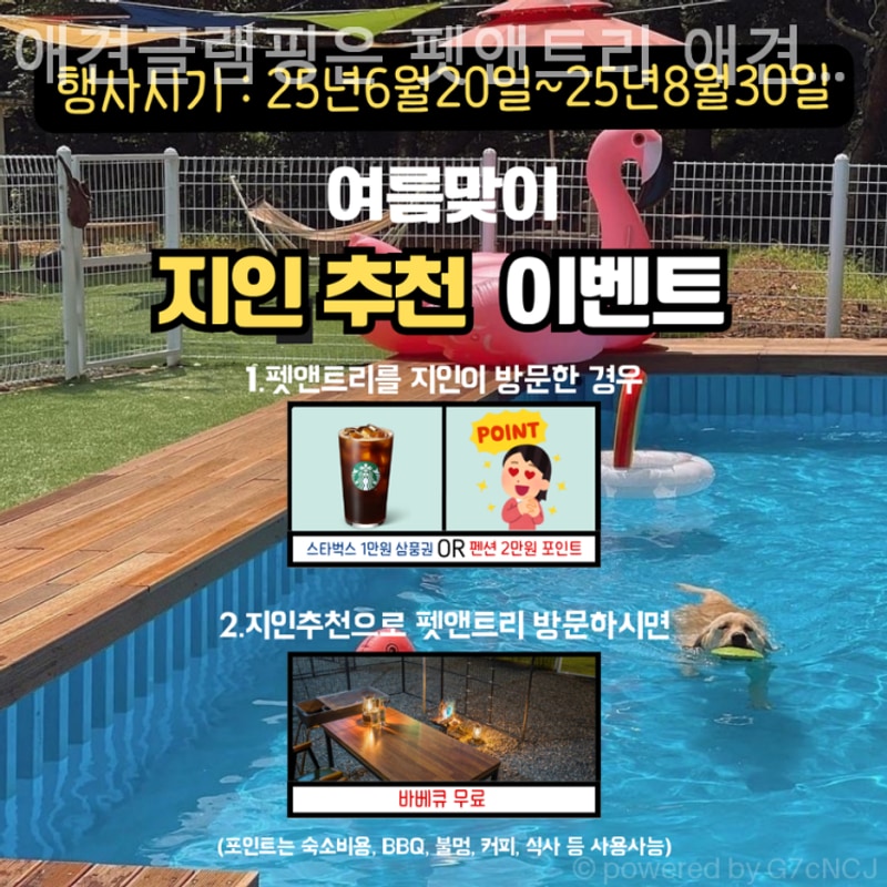 서산 애견동반펜션 애견글램핑은 펫앤트리 애견글램핑장...