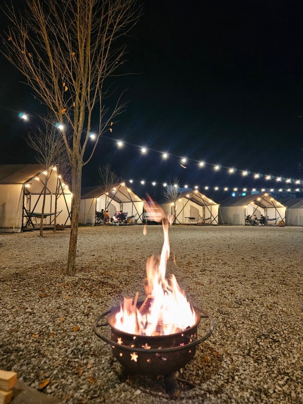 포천글램핑, 산정호수 근처 호랑이캠핑 포천 산정호수점에서...