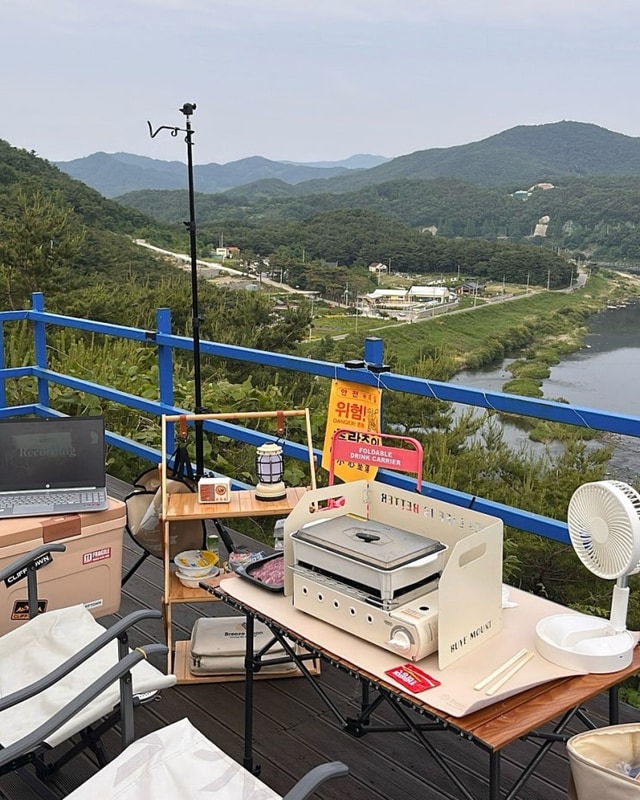 [산청엔경호강캠핑장] 산청 역대급 뷰맛집 캠핑장 추천