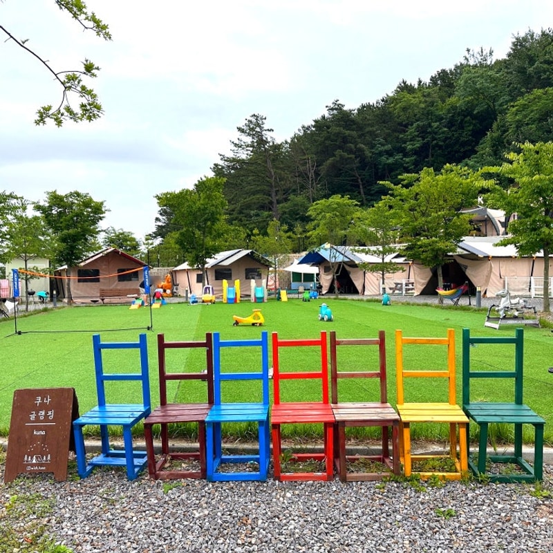 포천 백운계곡 신상 수영장 있는 쿠나 글램핑장 추천