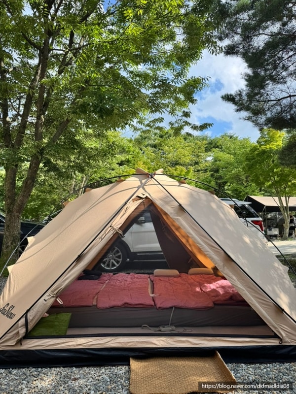 가평캠핑장 어비계곡이 있어 더없이 좋은 지안힐링라운지