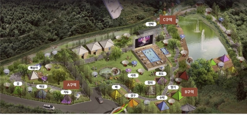 렛츠캠핑 배치도 1