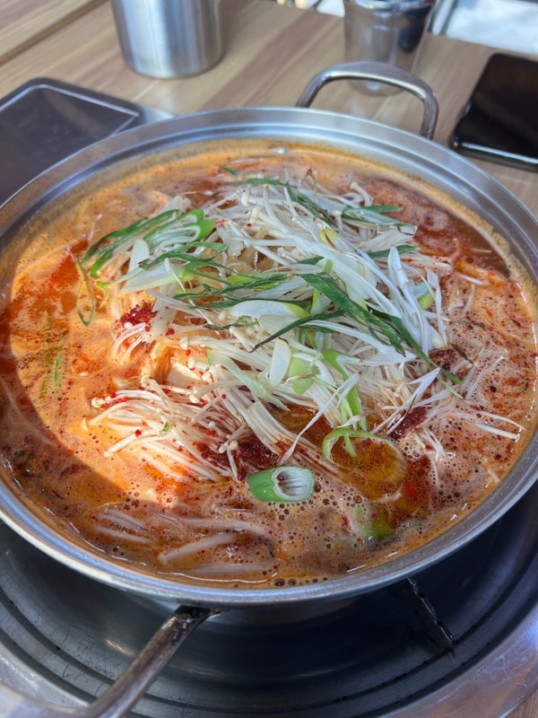 인제캠핑타운 근처 아침점심식사 한식맛집 푸른농원식당