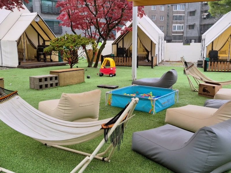 양주 캠핑식당 느티포레 글램핑 바베큐 맛집