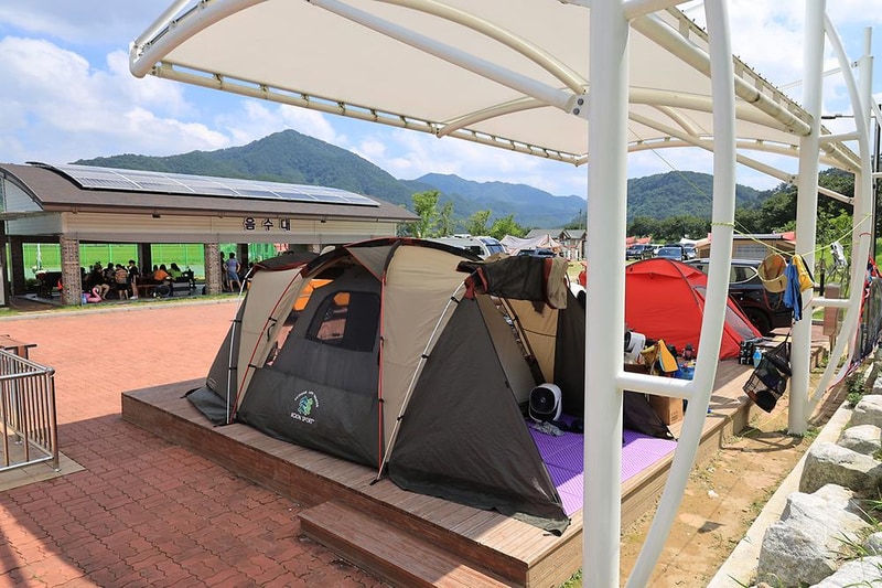 오지봉커뮤니센터 야영장 시설 사진 2