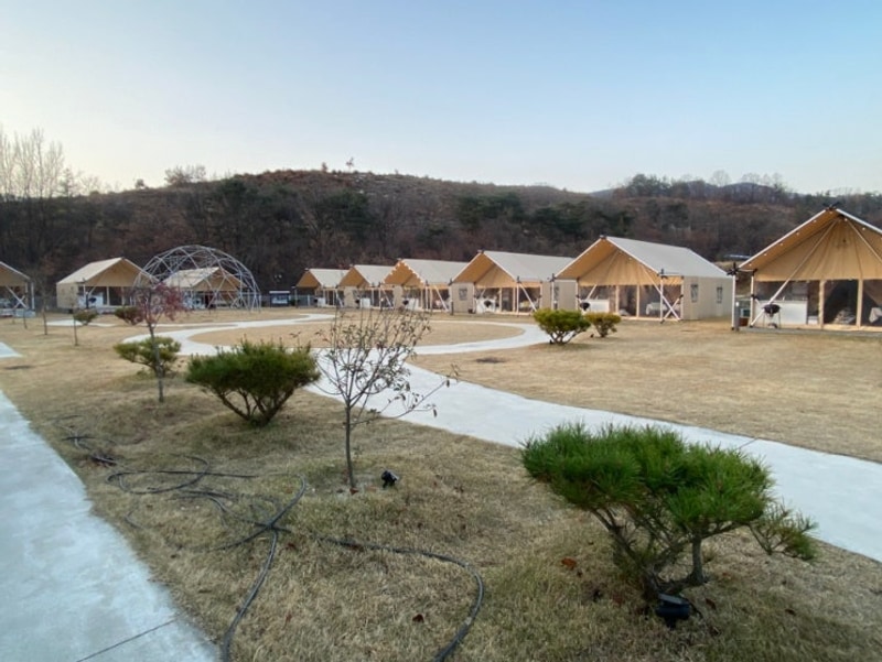 대구글램핑 대구근교여행 칠곡캠핑장 [왜관 힐포레 글램핑장]