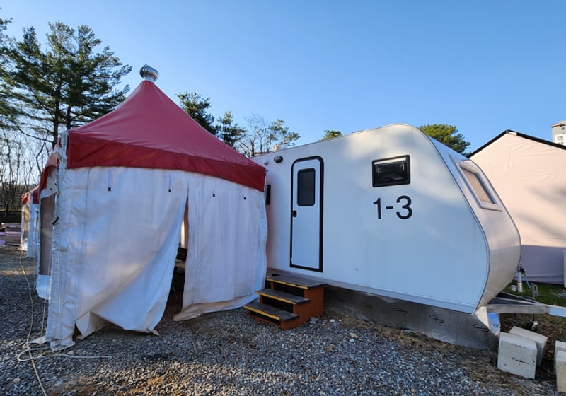 [수원] 경기도 주말 나들이로 가기 좋은 '솔내음캠핑장' 카라반...