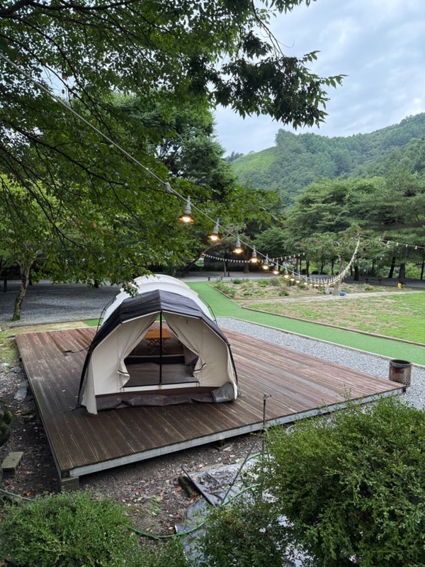 [이지캠핑] 우중캠핑, 뜨란솔 캠핑장, 영월 캠핑장, 휴펜션...